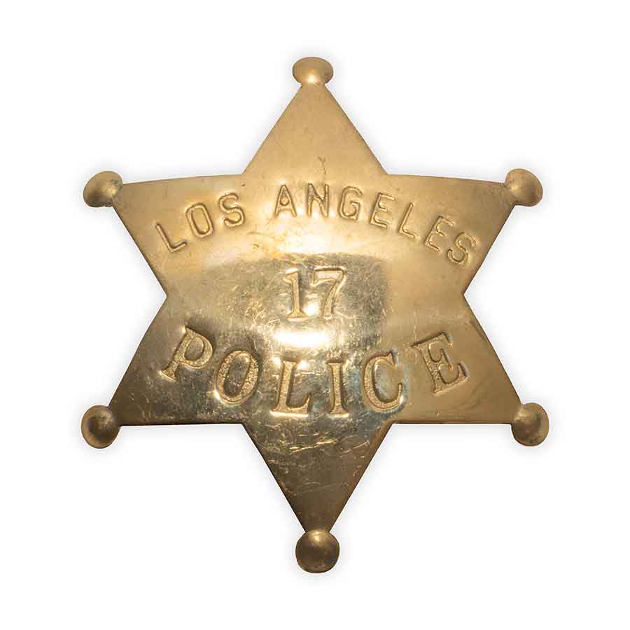 Los Angeles Police Brass Badge