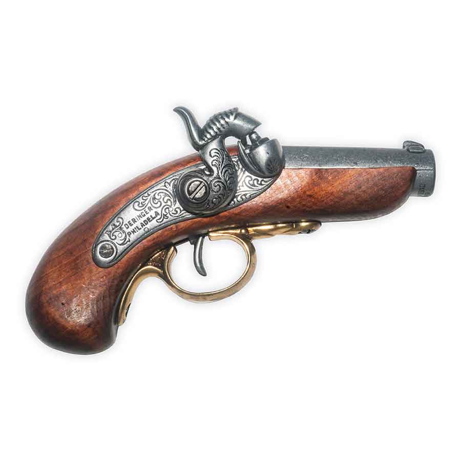 Non-Firing Flint Lock Derringer Prop Gun Rental