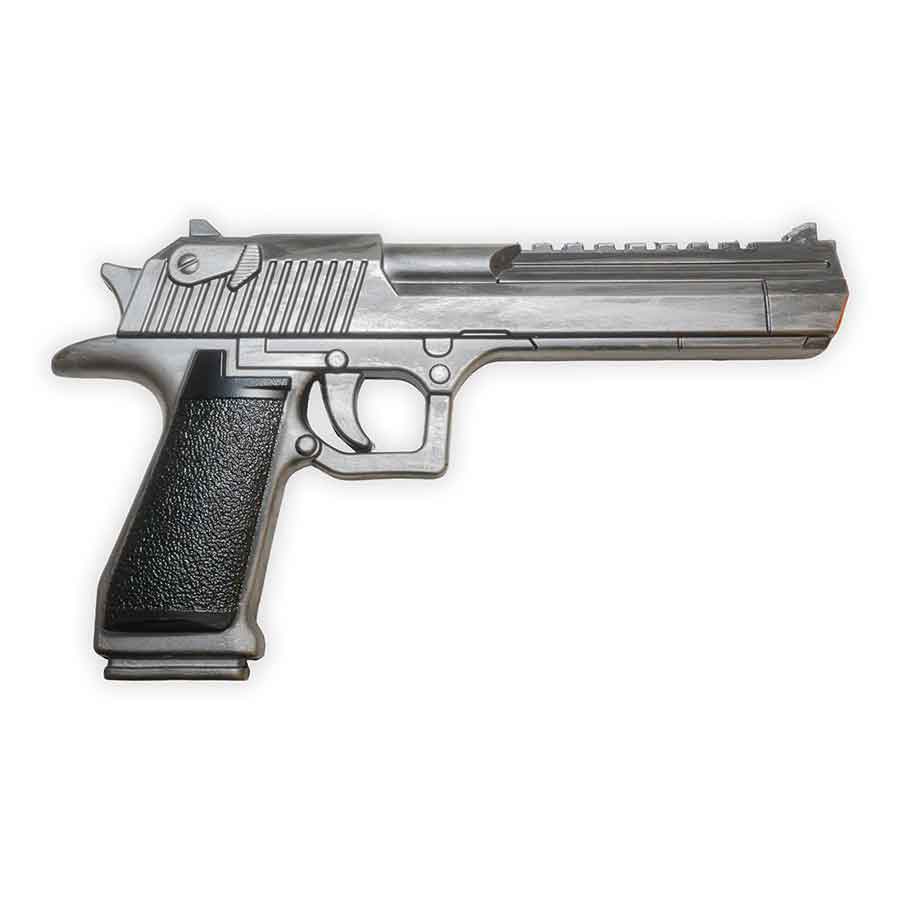 Foam Grey and Black Pistol Prop Gun