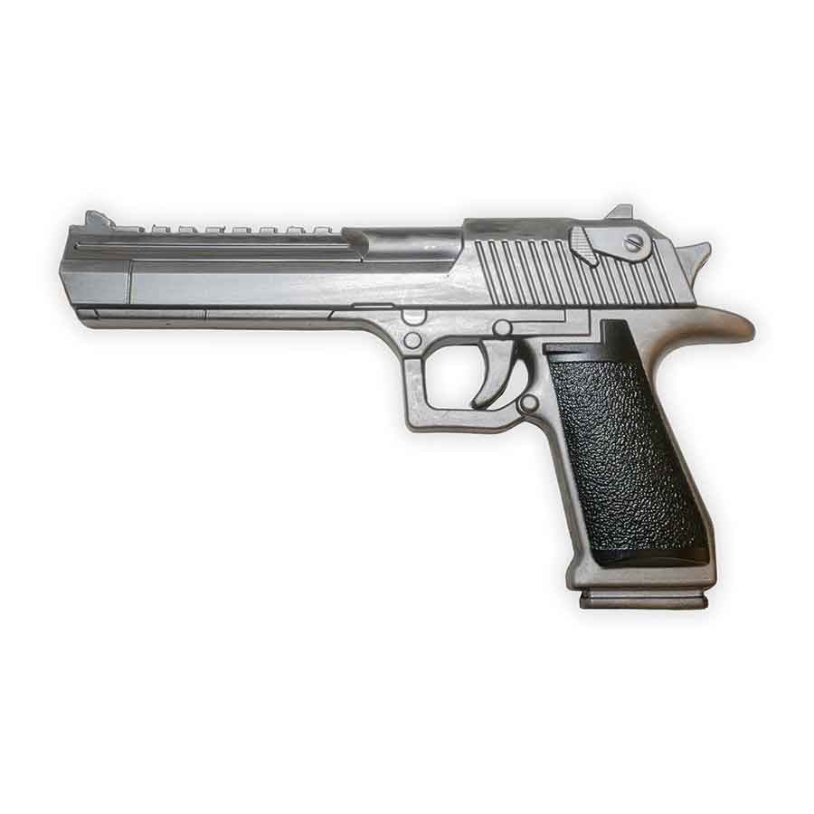 Foam Grey and Black Pistol Prop Gun