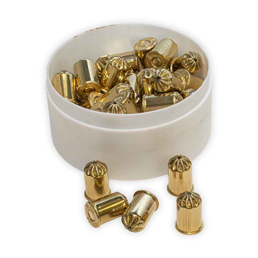 .380 (9mm RK) Brass Blank Ammunition Factory Load (50 Rounds)