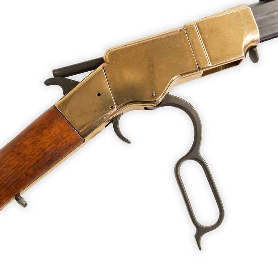Non-Firing Henry Rifle Replica - Brass Finish - Denix