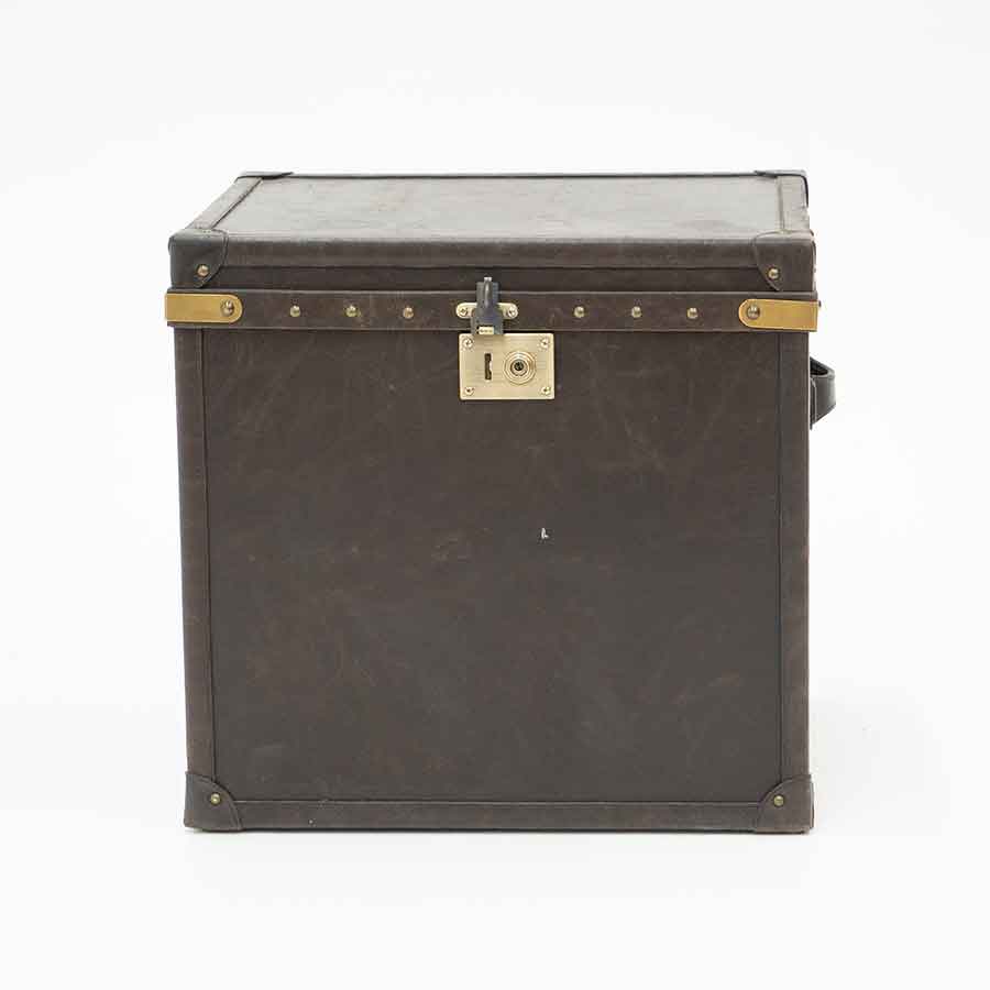 RENT Modern Leather Chest | Las Vegas Prop House | Western Stage Props ...