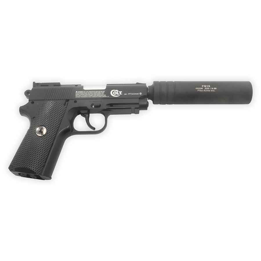 Non-Firing Colt Defender With Silencer Prop Gun Rental