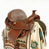 Western Saddle With Stand Rental Prop