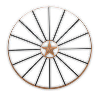 Wagon Wheel Metal Rental Prop