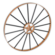 Wagon Wheel Metal Rental Prop