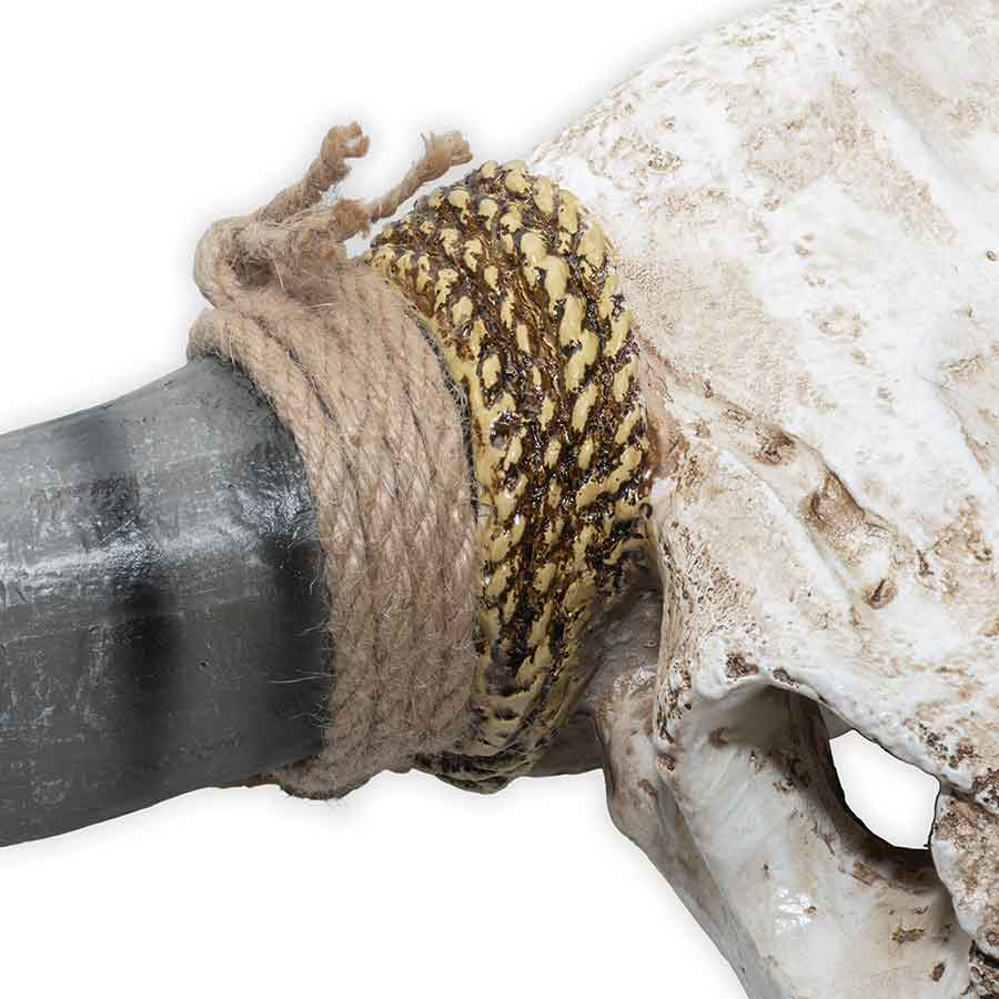 Faux Cow Skull Decoration Rental Prop