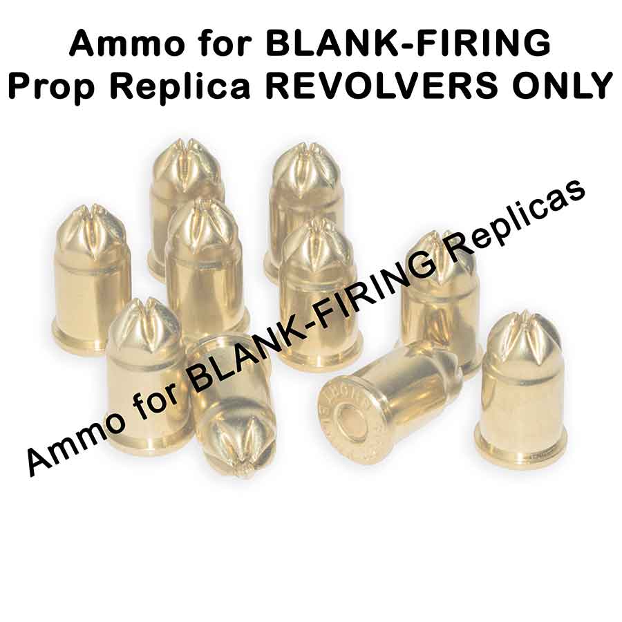 Infographic stating .380 caliber ammo is only for Blank Firing Replicas 