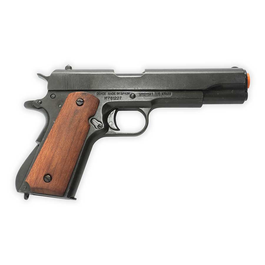 Non-Firing - M1911 Replica - Non-Removable Magazine - Wood Grips