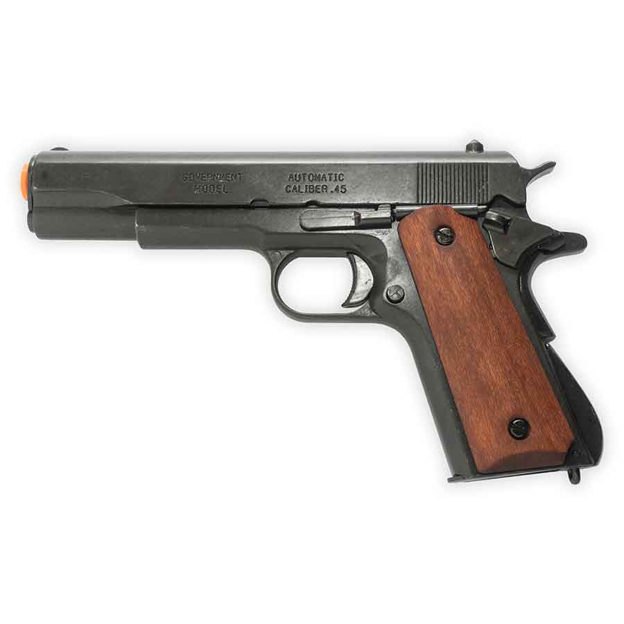 Non-Firing - M1911 Replica - Non-Removable Magazine - Wood Grips