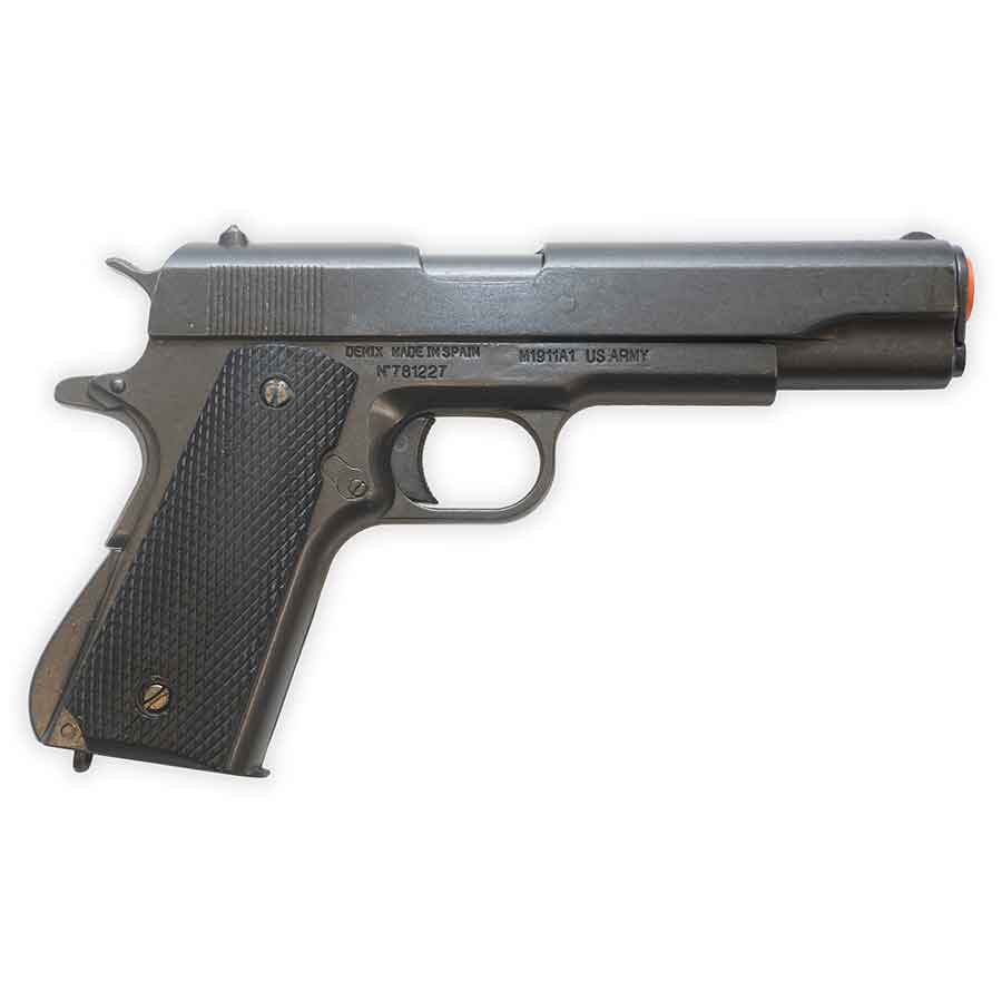 Shop Blued M1911 Non-Firing Replica - WesternStageProps.com