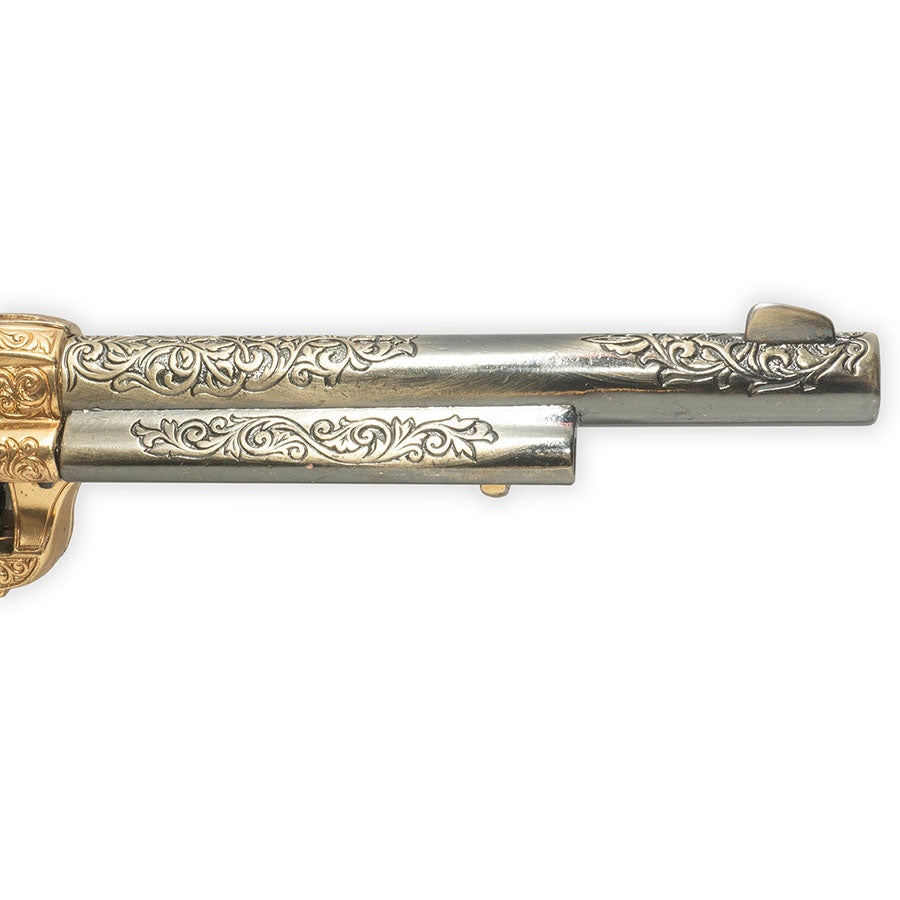 Non-Firing - Western Peace Maker Replica - Gold Engraved