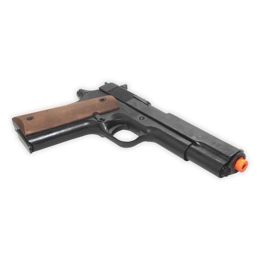 Blank-Firing Kimar 1911 Pistol - Semi-Auto Front-Firing 9mm PAK - Black Finish