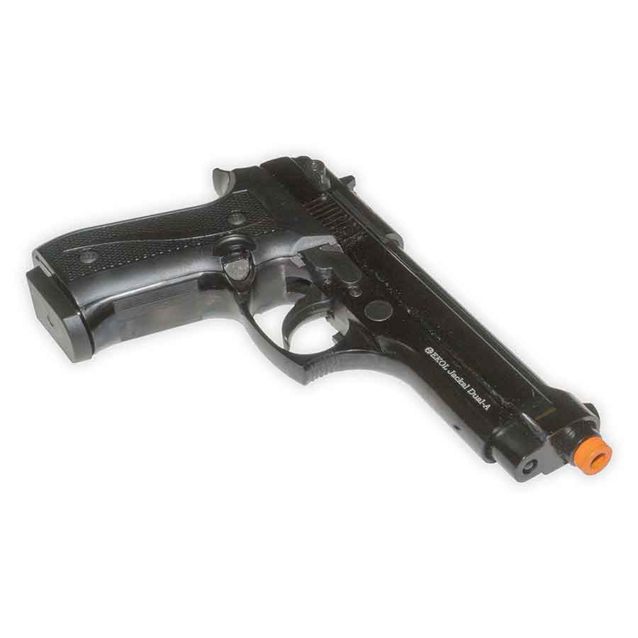 Blank-Firing Jackal Dual Pistol - Full Auto Front-Firing 9mm PAK - Blued Finish