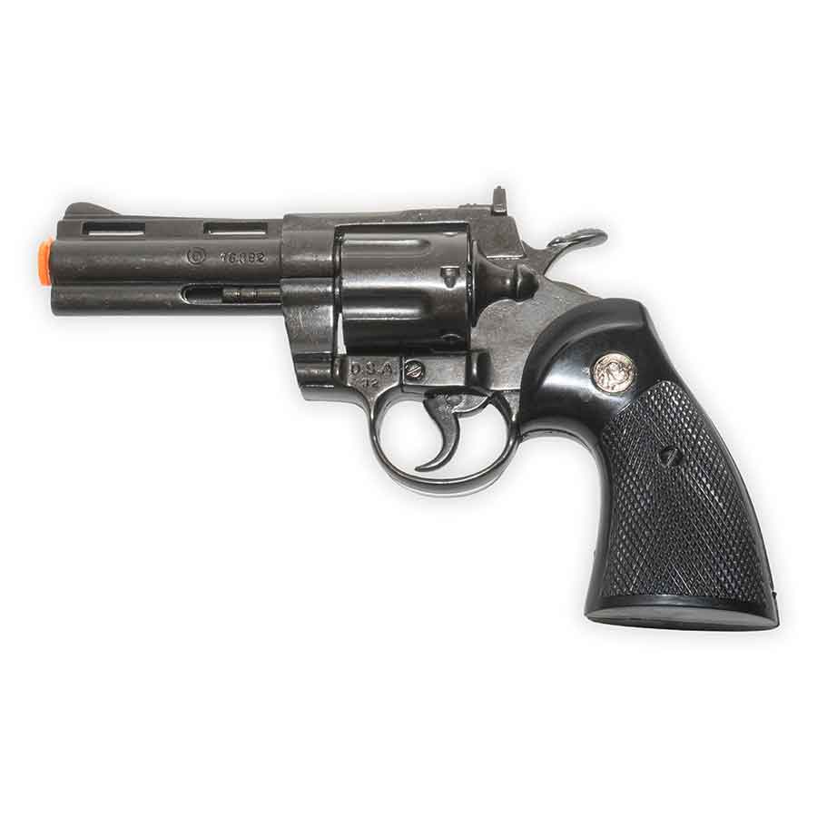 Non-Firing – Python Replica Revolver – Blued Finish – 4" Barrel – Denix