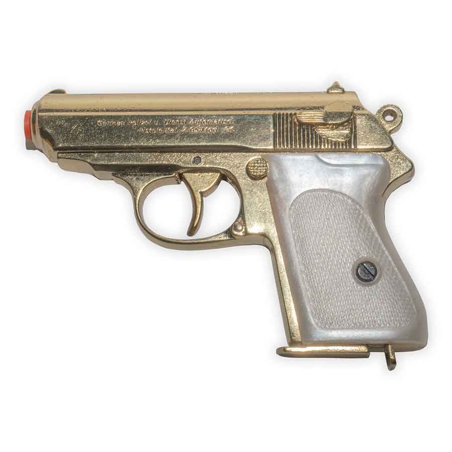 Non-Firing Lady K Replica - Gold Finish with Pearl Grips - Denix