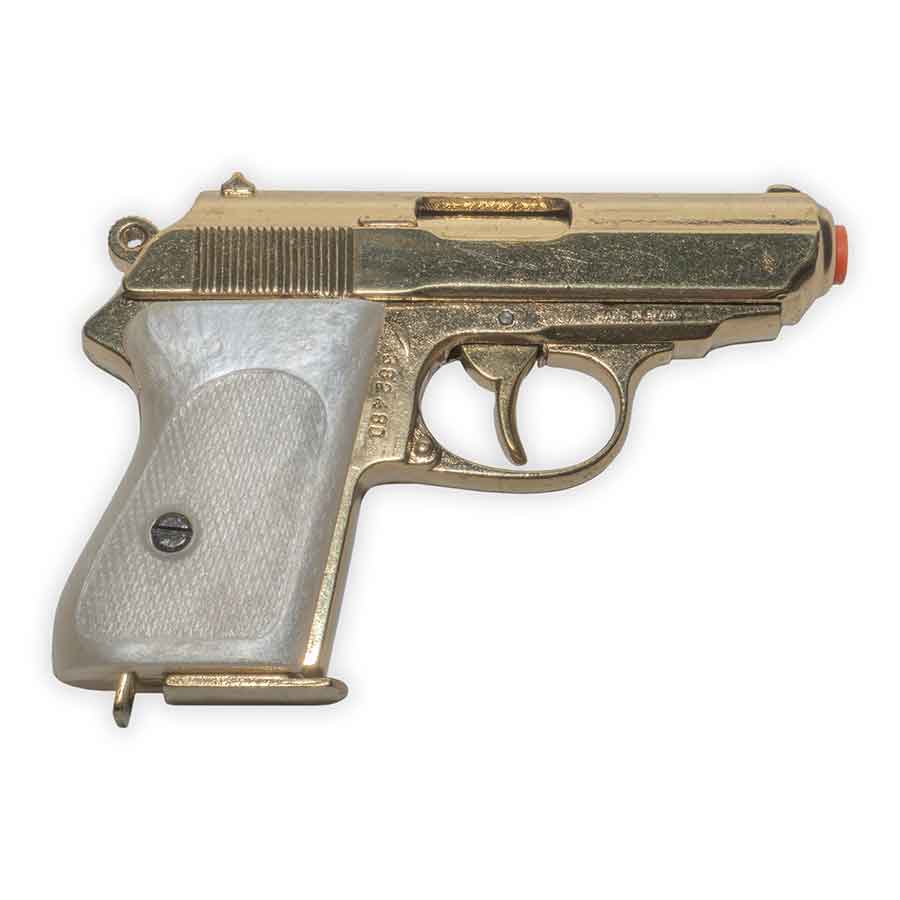 Non-Firing Lady K Replica - Gold Finish with Pearl Grips - Denix