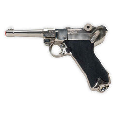 Luger P08 Parabellum Pistol Replica – Nickel Finish Non-Firing
