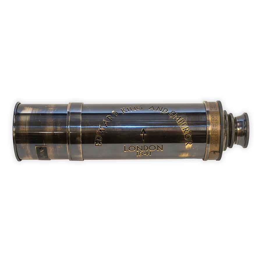 Edward King and Emperor London 1841 Telescope