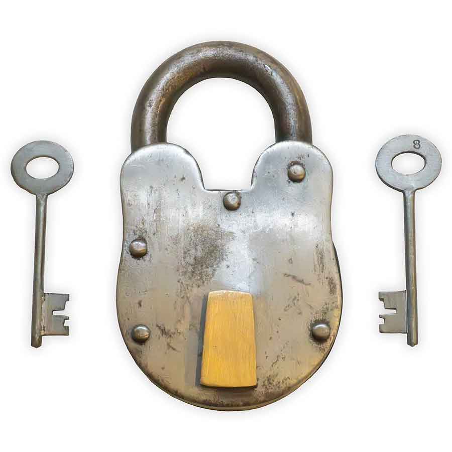 Extra Large Iron Lock