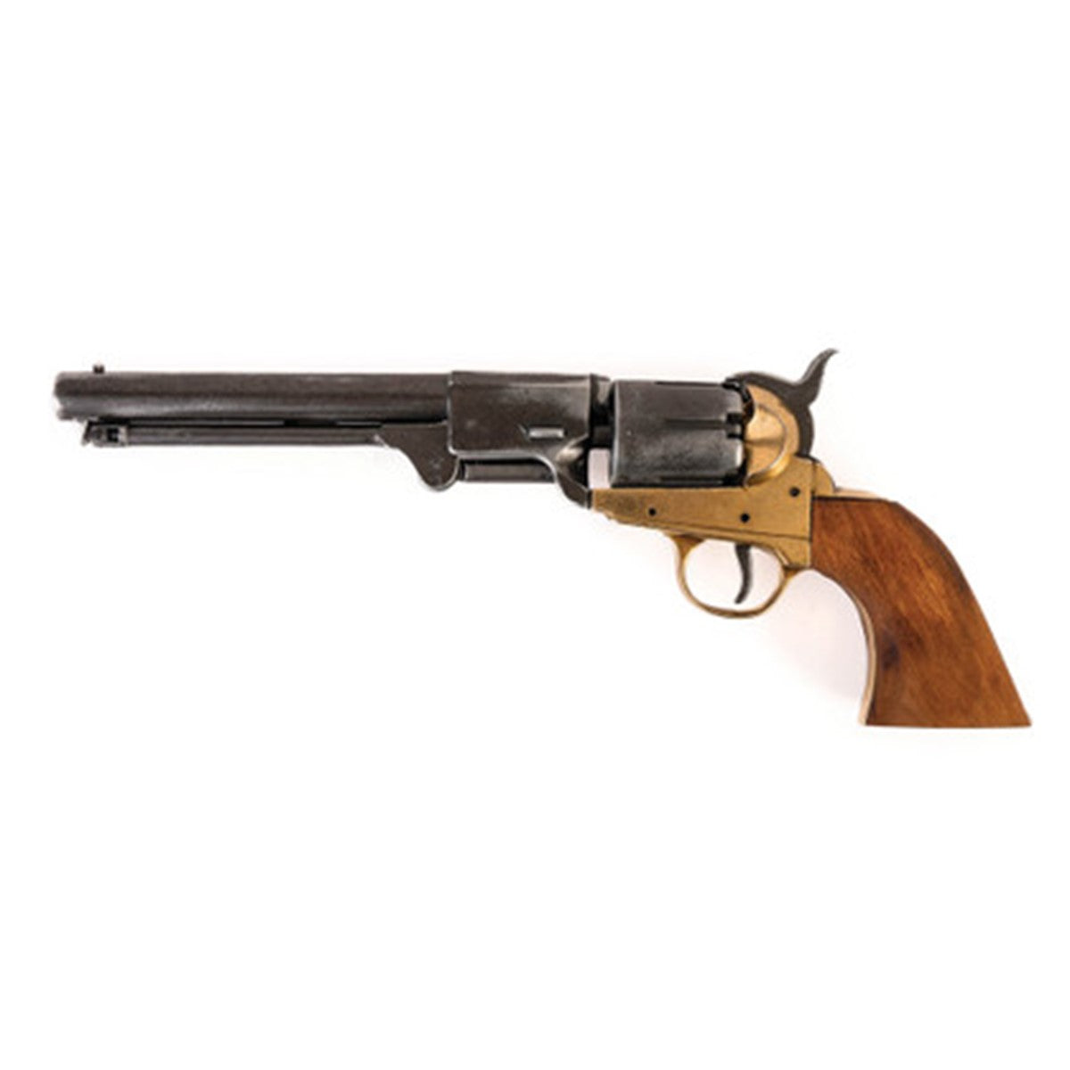 Non-Firing – Griswold & Gunnison Replica Revolver – Civil War – Brass Frame Antique – Denix