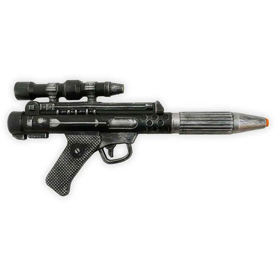 Toy lightsaber with detailed design on a white background