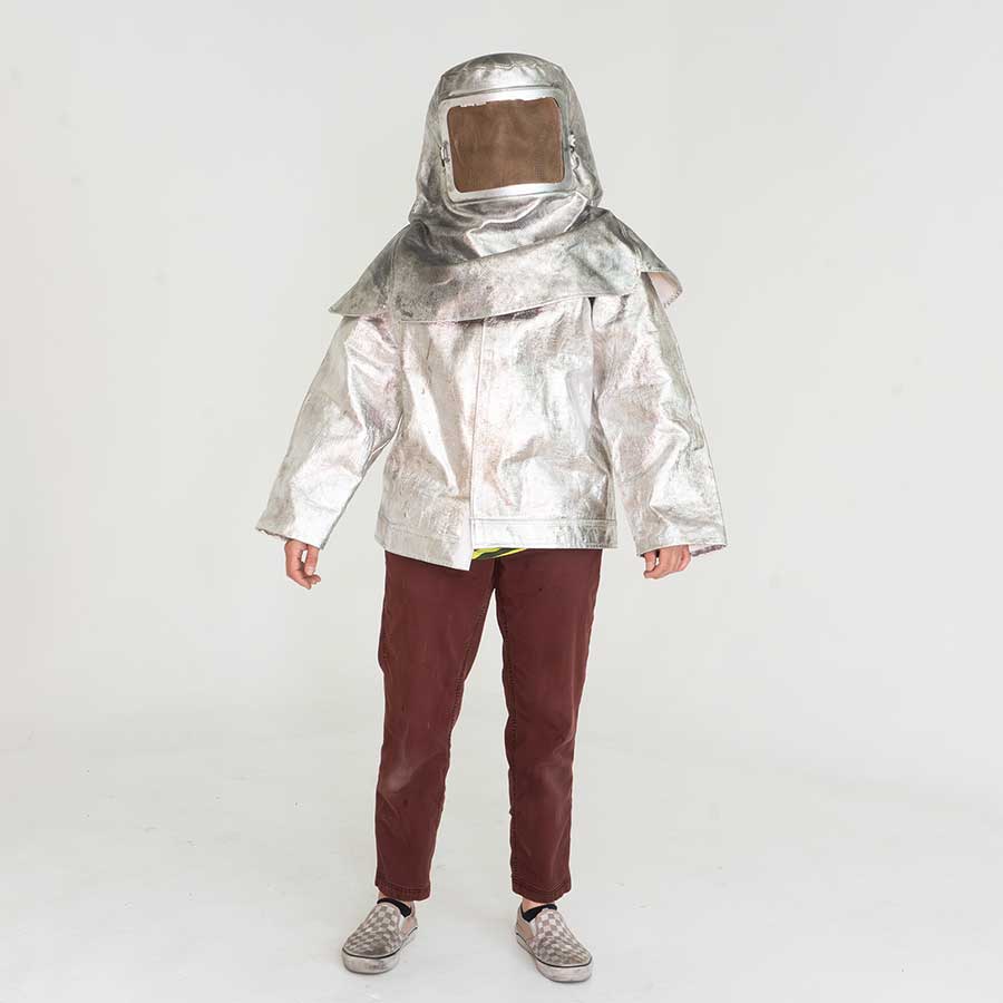 Flame Resistant Top and Mask Rental Costume