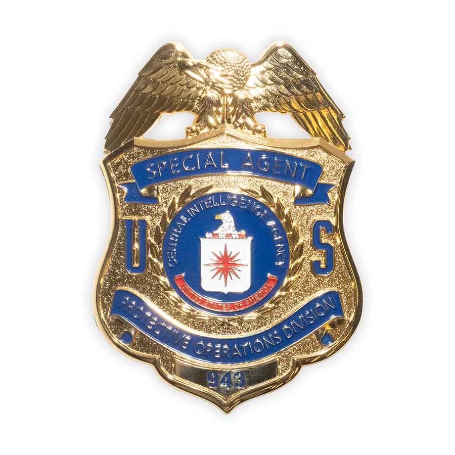 Special Agent Protective Operations Division Prop Badge