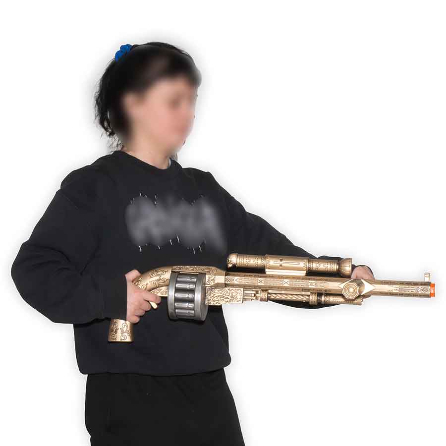 Foam Exorcist Prop Gun