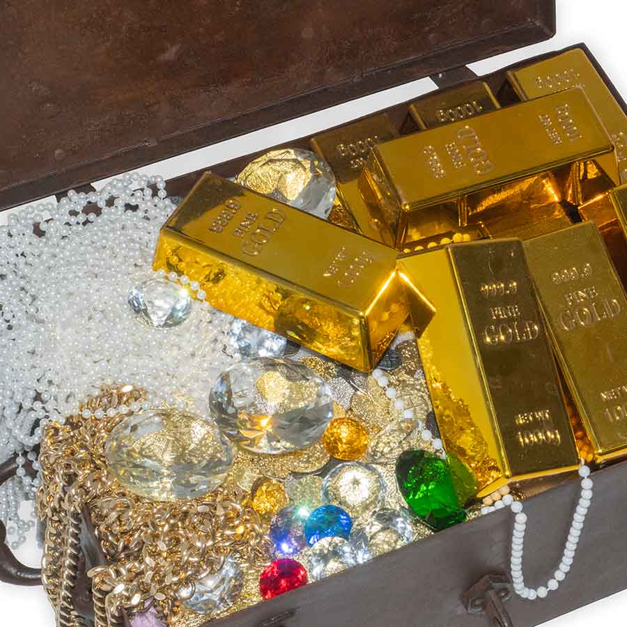 Treasure Chest / Pile Of Loot Rental Prop