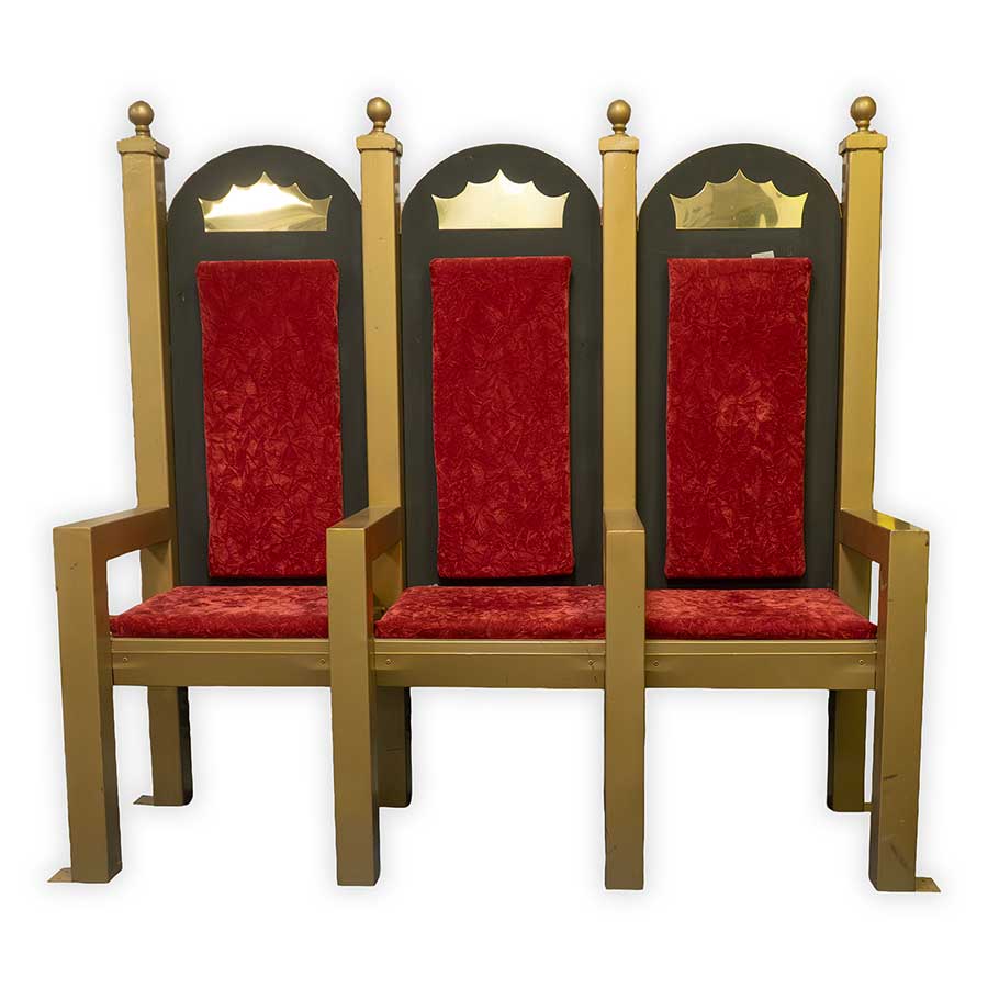 Triple Seat Throne Rental Prop