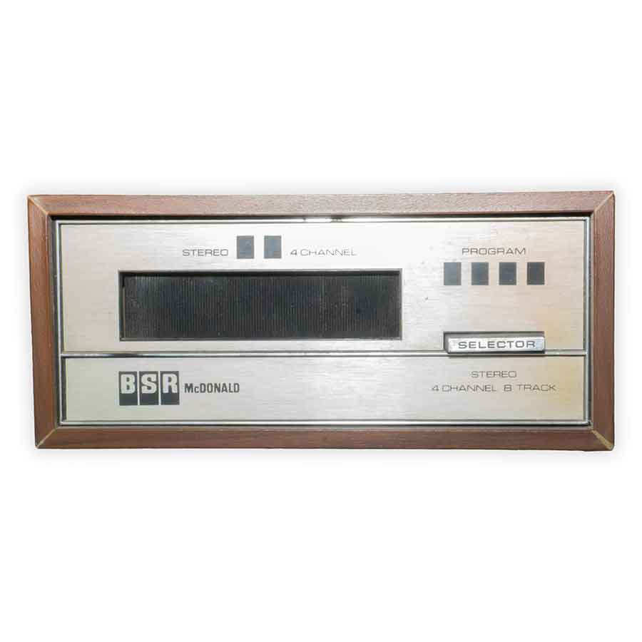 Vintage BSR McDONALD 8 Track Player Rental Prop