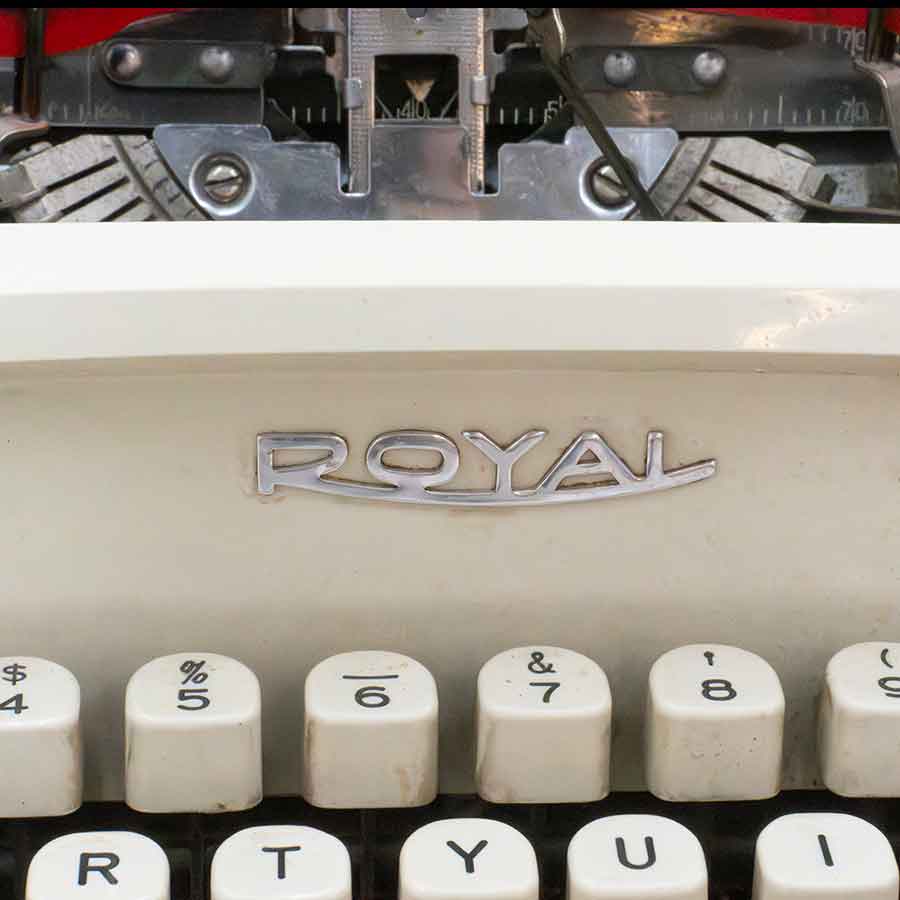 Vintage Royal Typewriter Rental Prop