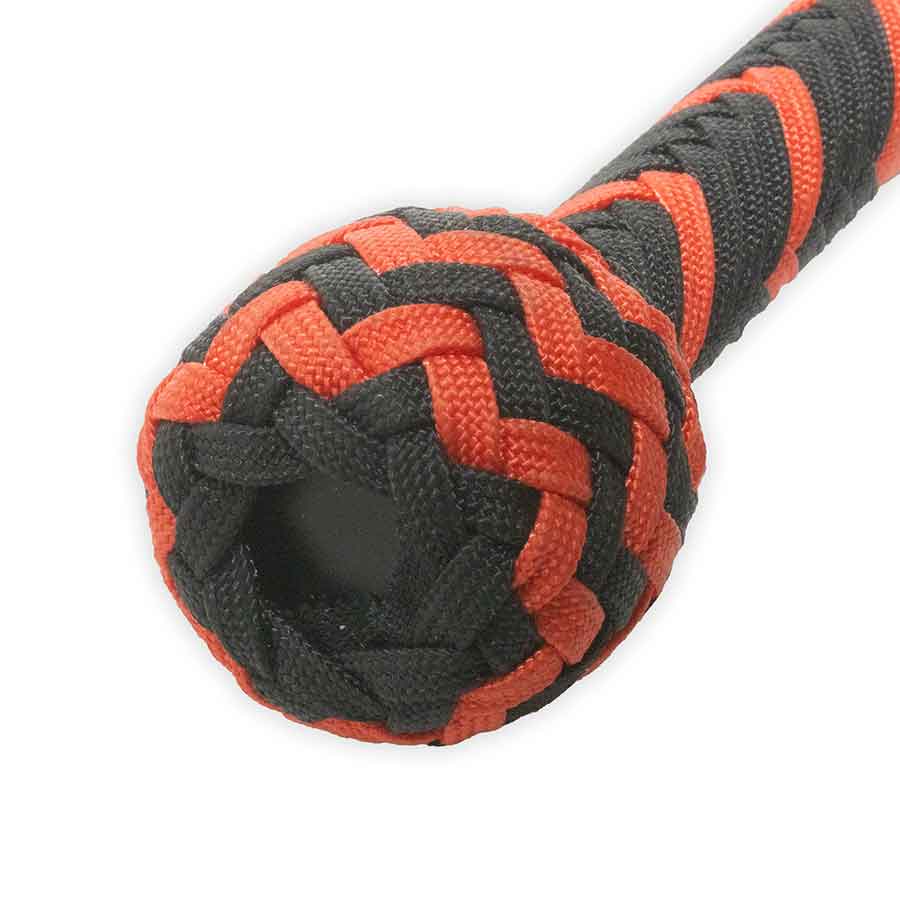 3' Big Braided Bullwhip – Red / Black