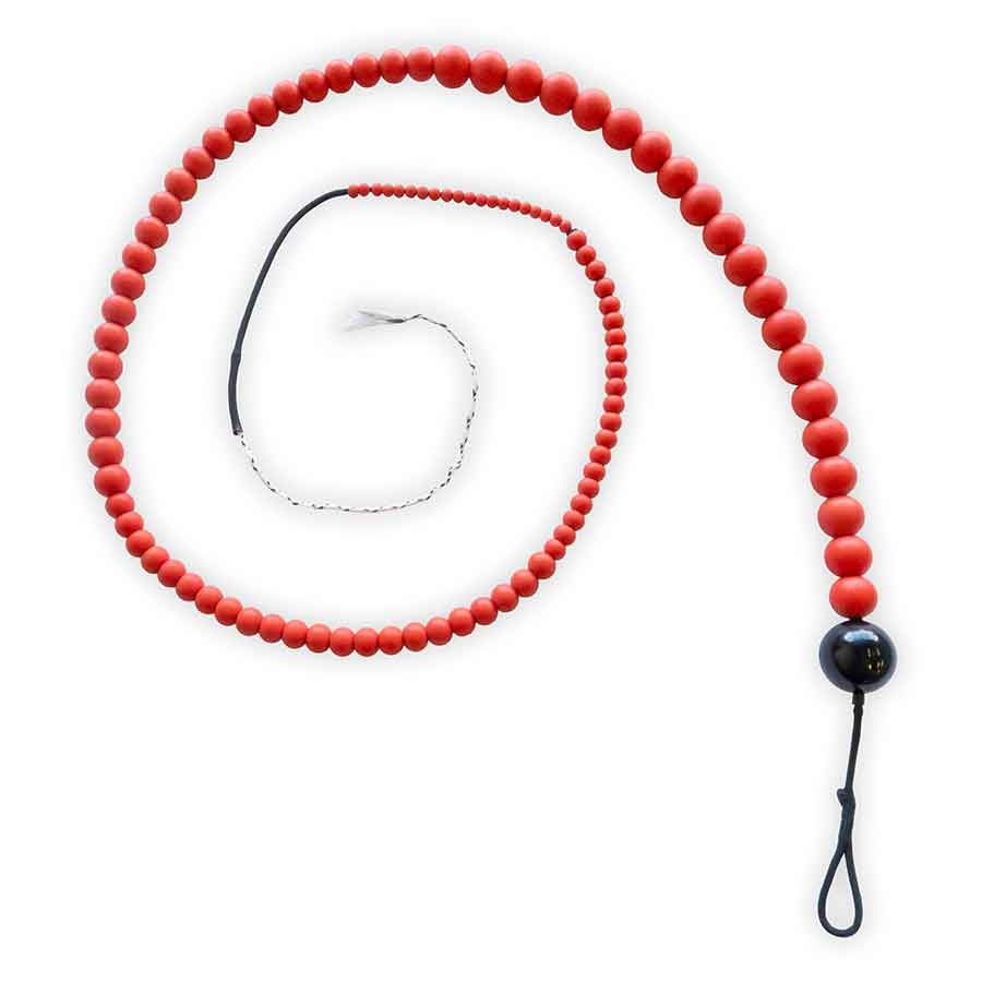 4' Beaded Lizard Silicone Snake Whip