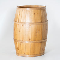 Large Wooden Barrel Prop Rental