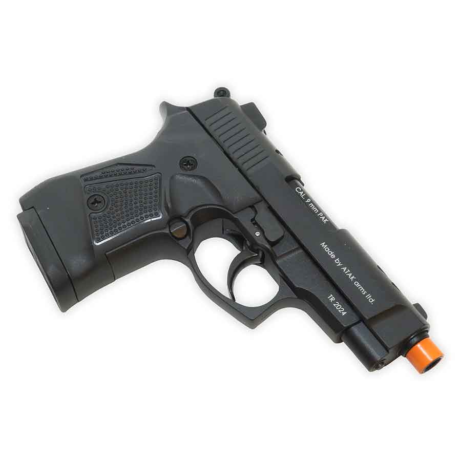 Blank-Firing Zoraki 2914 Pistol - Semi-Auto Front-Firing 9mm PAK - Blued Finish