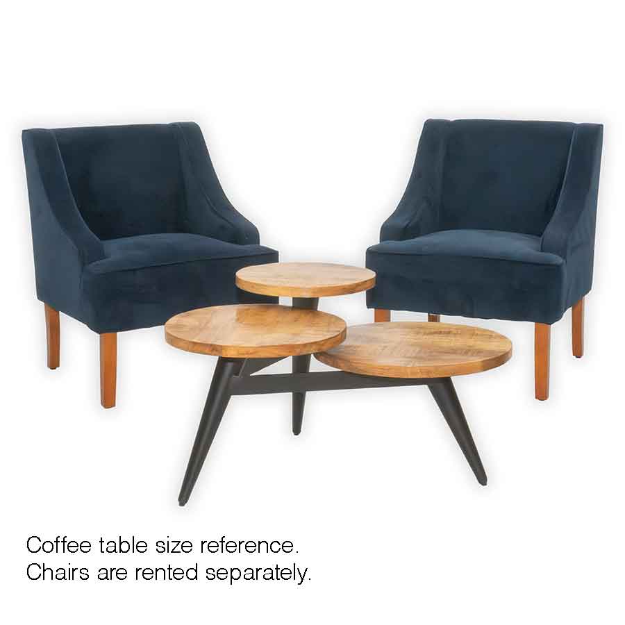 Multi-Level Coffee Table Rental Prop