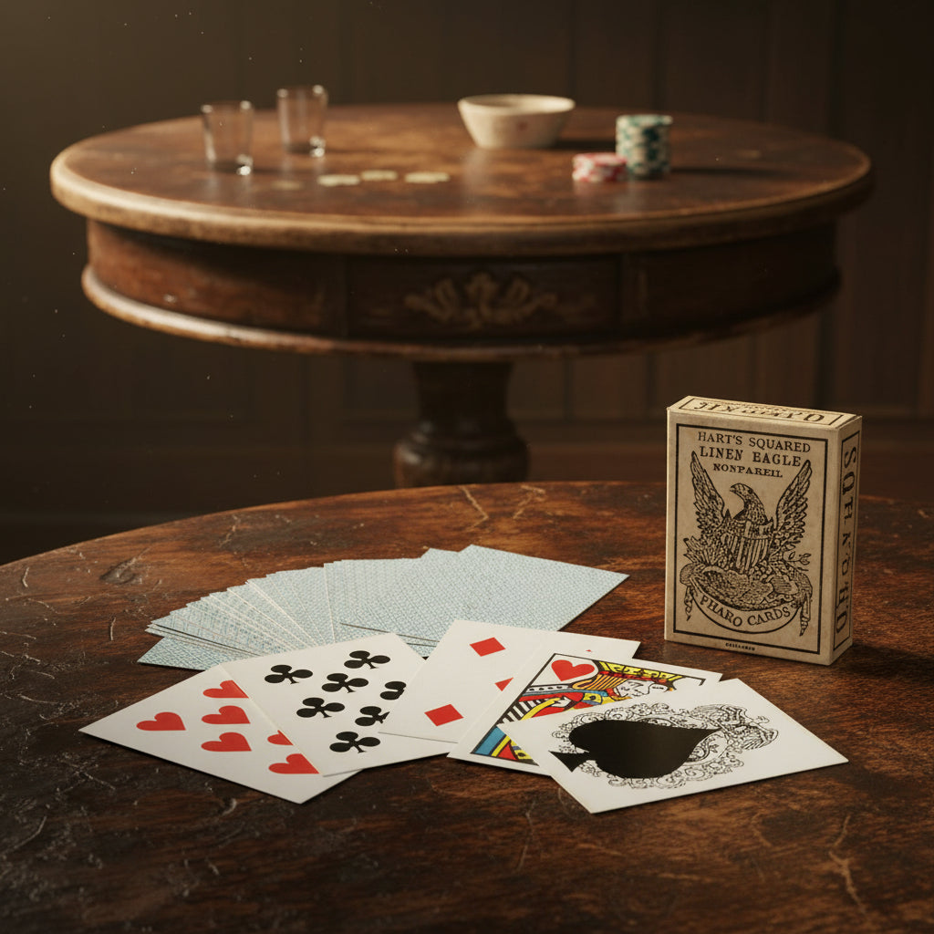 rare vintage playing cards Old West Pharo Playing Card Deck