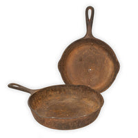 Rusted Western Frying Pans Rental