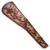 Tooled Leather Rifle Scabbard Rental Prop