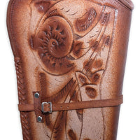 Tooled Leather Rifle Scabbard Rental Prop