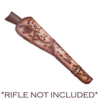 Tooled Leather Rifle Scabbard Rental Prop