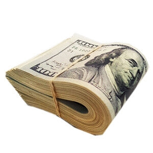 Prop Movie Money - Filler Print Fold of $100s