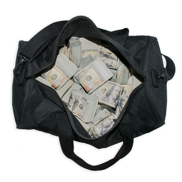 Prop Movie Money Duffle Bag $500,000 Rental Prop