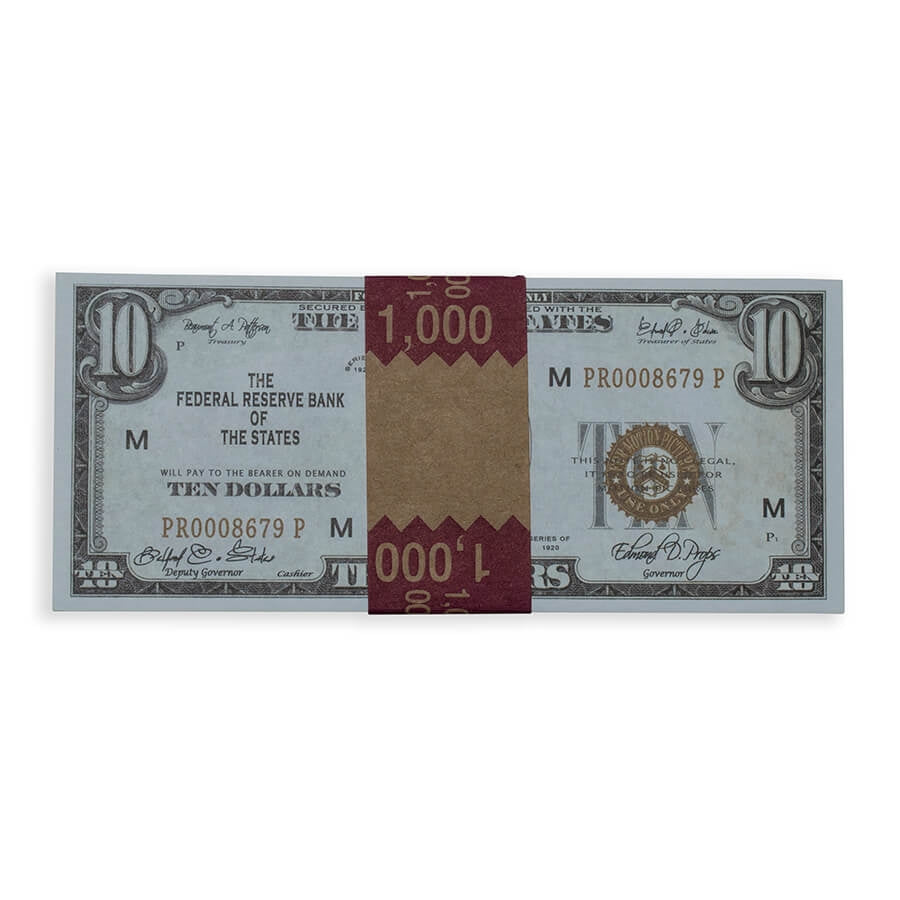 Prop Movie Money - $1,000 Stack Full Print (1920s series) · Western ...