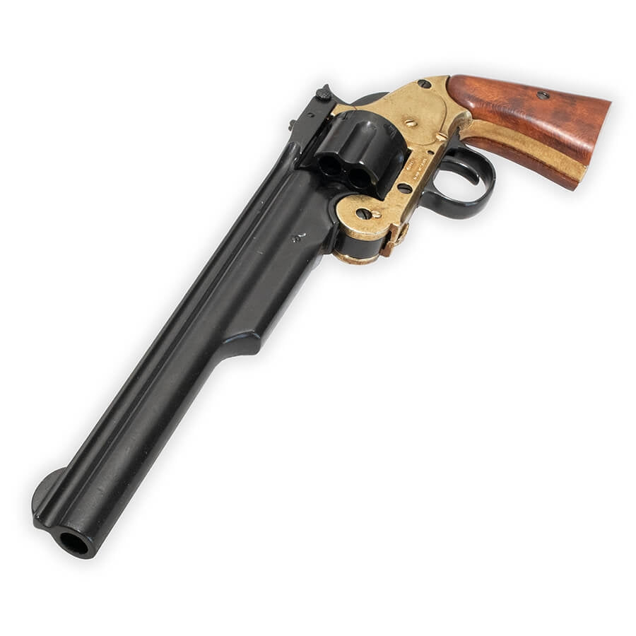 Non-Firing M1869 Schofield Western Brass Trim Replica Pistol
