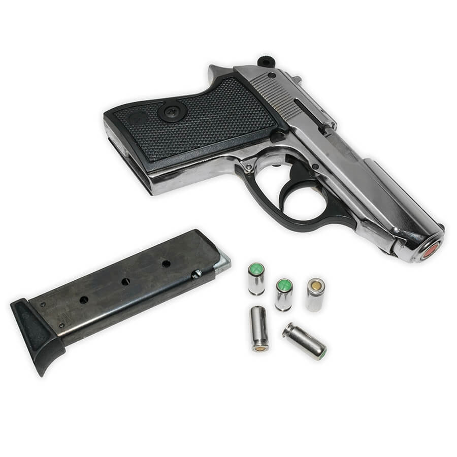 Blank-Firing Pistol Lady K - Nickel Finish - 8mm PAK