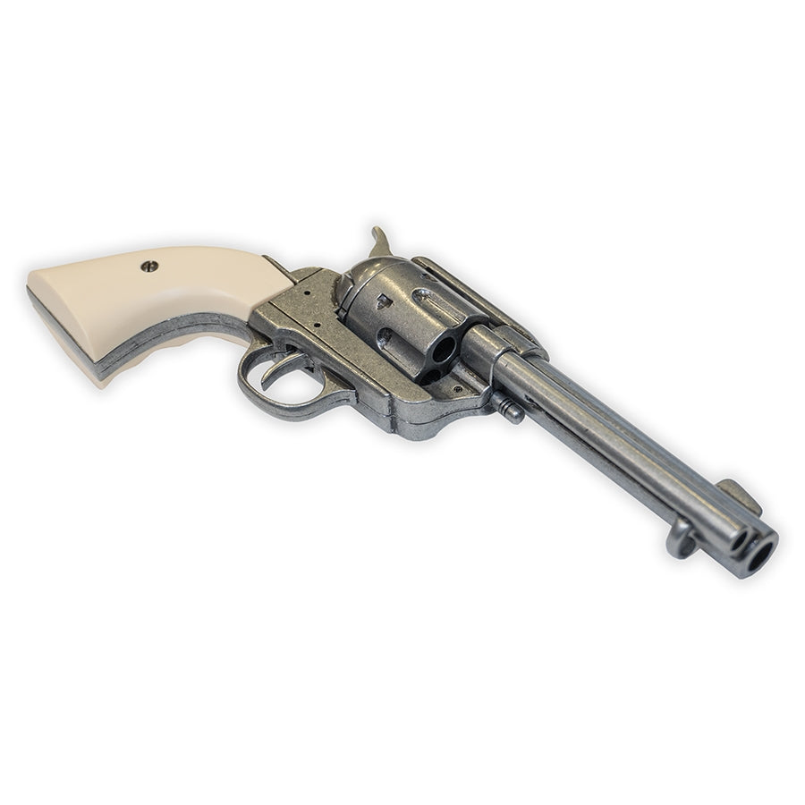 PEACE MAKER 45 CALIBER レプリカ モデルガン 観賞用 Replica Western Peace Maker - Faux Ivory Grip - Grey Finish